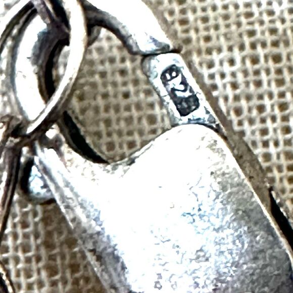 Brecciated Jasper Sterling Silver & Crystal Beaded Necklace - Picture 8 of 13